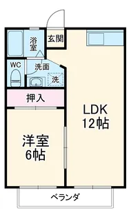 グランベールM【102号室】の間取り