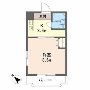 セイントフローレンスⅡ【1階】の間取り