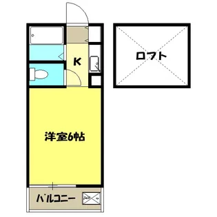 チェルシーみかど台【203号室】の間取り