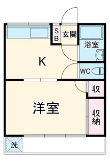 第三大竹荘【201号室】の間取り