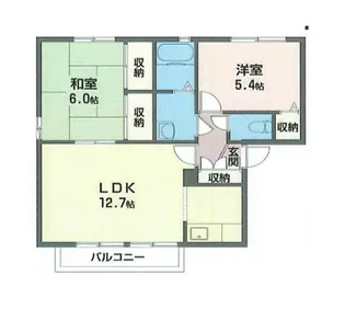 ベルハイムC【201号室】の間取り