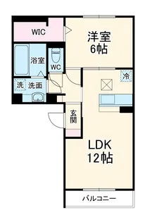 クレシェンテ【1階】の間取り