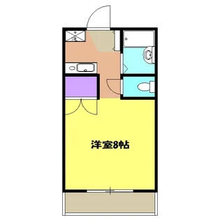 メゾン寿【203号室】の間取り