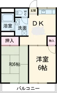 コーポサンレイ【2階】の間取り