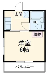 メゾン玉川【106号室】の間取り