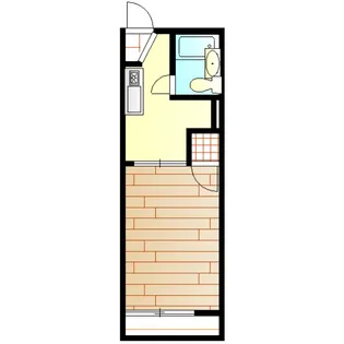 駒越ロッジ【101号室】の間取り