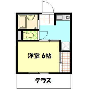 グランベール国吉田【1階】の間取り