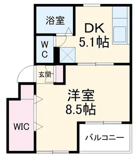 ファティリティ稲沢 3号棟【3階】の間取り