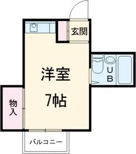 アローズ【202号室】の間取り