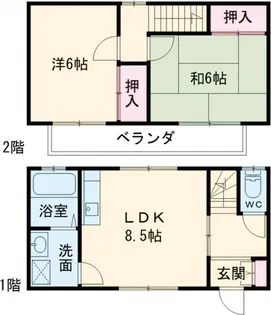 メゾンサチ2【101号室】の間取り