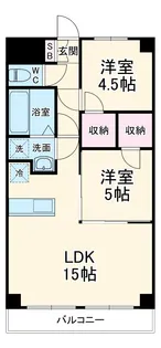 テルプシコレ東村山【5階】の間取り