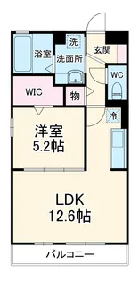 ピーノドルフ【305号室】の間取り