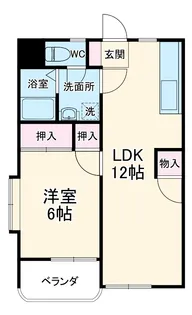 ハイツセオール【301号室】の間取り