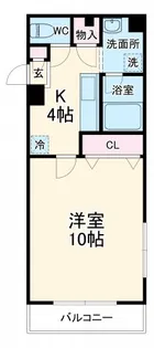 ヒルズ・ミカサ【203号室】の間取り