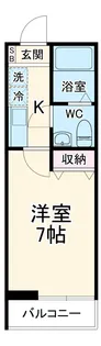 コモハイツ宮崎台【2階】の間取り