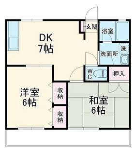 梶ヶ谷ヒルハイツ【201号室】の間取り