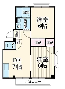 グリーンハイツA【3階】の間取り