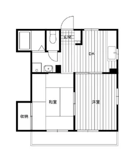 カーサ八王子【1階】の間取り