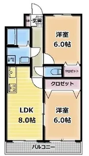 グランビューみなみ野【3階】の間取り