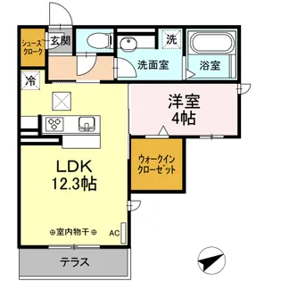 CINQⅡ(サンクドゥ)【2階】の間取り