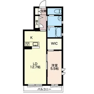 SOLEIL新所沢【2階】の間取り