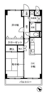クレッセ【205号室】の間取り
