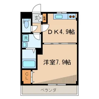 ライネス於部屋【1階】の間取り