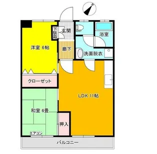 美春ハイツ【302号室】の間取り