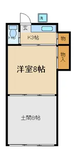石井荘【1階】の間取り