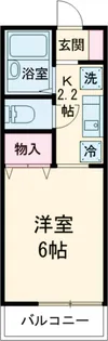 トゥインクルコート大町 5番館【2階】の間取り