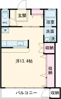 ハシモトマンション【301号室】の間取り