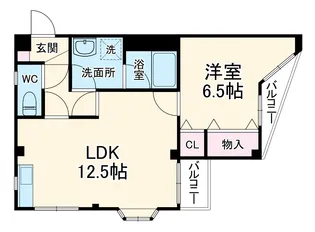 エントピア石川【102号室】の間取り