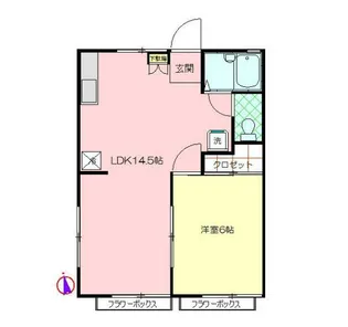 アーバンハイム【2階】の間取り