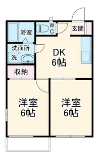 パインホームズ多摩川Ⅰ【2階】の間取り