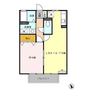 ダイナスティ【1階】の間取り