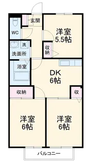 コーポファミリー【2階】の間取り