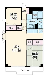 ベルクレエ【1階】の間取り