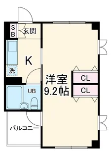 フォルターナ千年【2階】の間取り