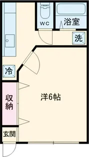 第五金田マンション【2階】の間取り