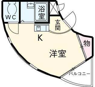 ル・リシャール I【305号室】の間取り