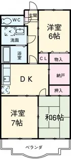 フリーダムコート弐番館【301号室】の間取り