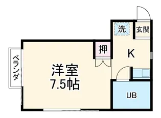 ケントハウス【102号室】の間取り
