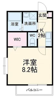 リベルタⅢ【101号室】の間取り