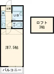 アゼル白糸台【205号室】の間取り