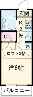 コーポエクセル【106号室】の間取り