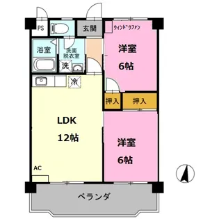 ヴィンテージ本多 Ⅲ【1階】の間取り