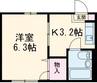 エスペランサ調布【2階】の間取り