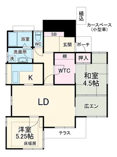 志村ハイツ【1階】の間取り