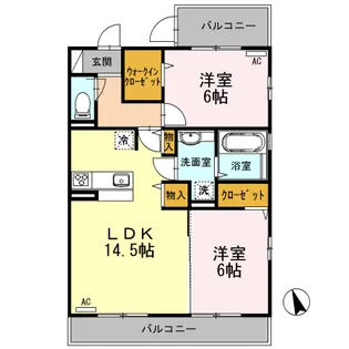 Allure【3階】の間取り