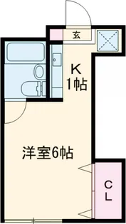 青雲荘A【5号室】の間取り